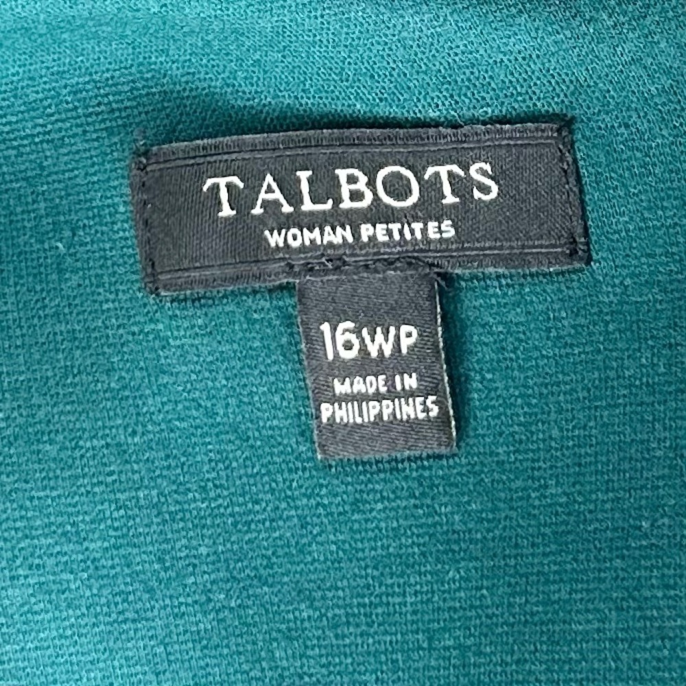 Talbots Scoop Neck Short Sleeve Shift Dress Plus Size 16WP - Picture 7 of 10